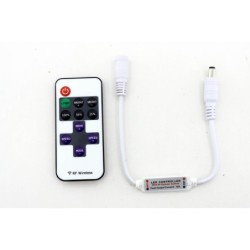 Mini Controlador para Fita Led 12/24V