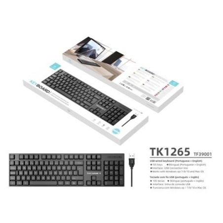 Teclado com Fio TK1265 TECHANCY