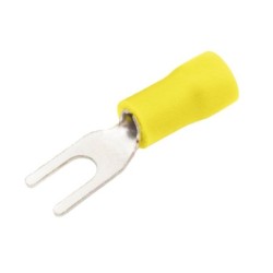Terminal Forquilha Pré-Isolado 4 a 6MM Amarelo