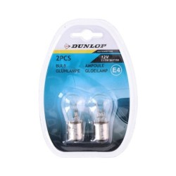 Conjunto de 2 Lâmpadas para Automóvel 12V 21/5W DUNLOP