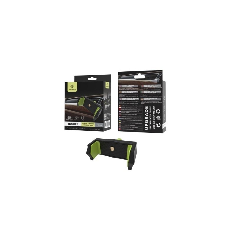 Suporte Para Telemóvel Universal Preto/Verde TI2193 TECHANCY