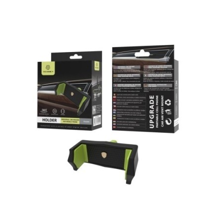 Suporte Para Telemóvel Universal Preto/Verde TI2193 TECHANCY
