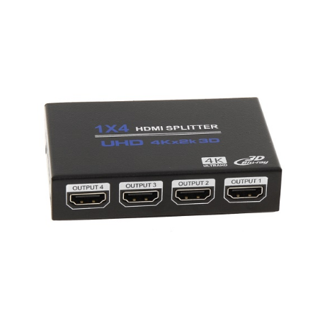 Divisor de Sinal HDMI 1/4 1 Entrada e 4 Saídas