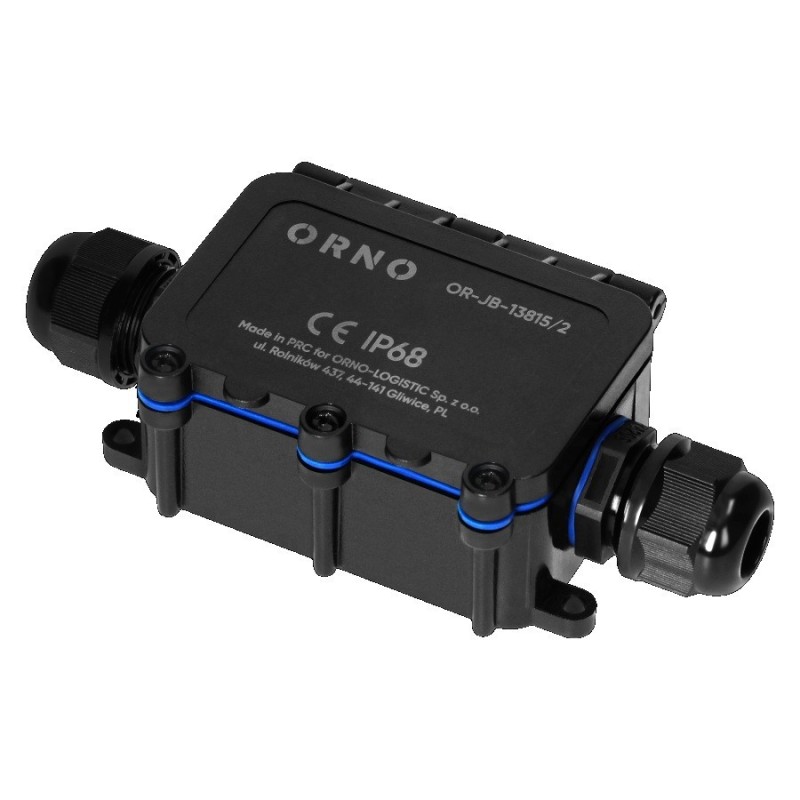 Caixa de Derivação Estanque 2 Entradas IP68 ORNO