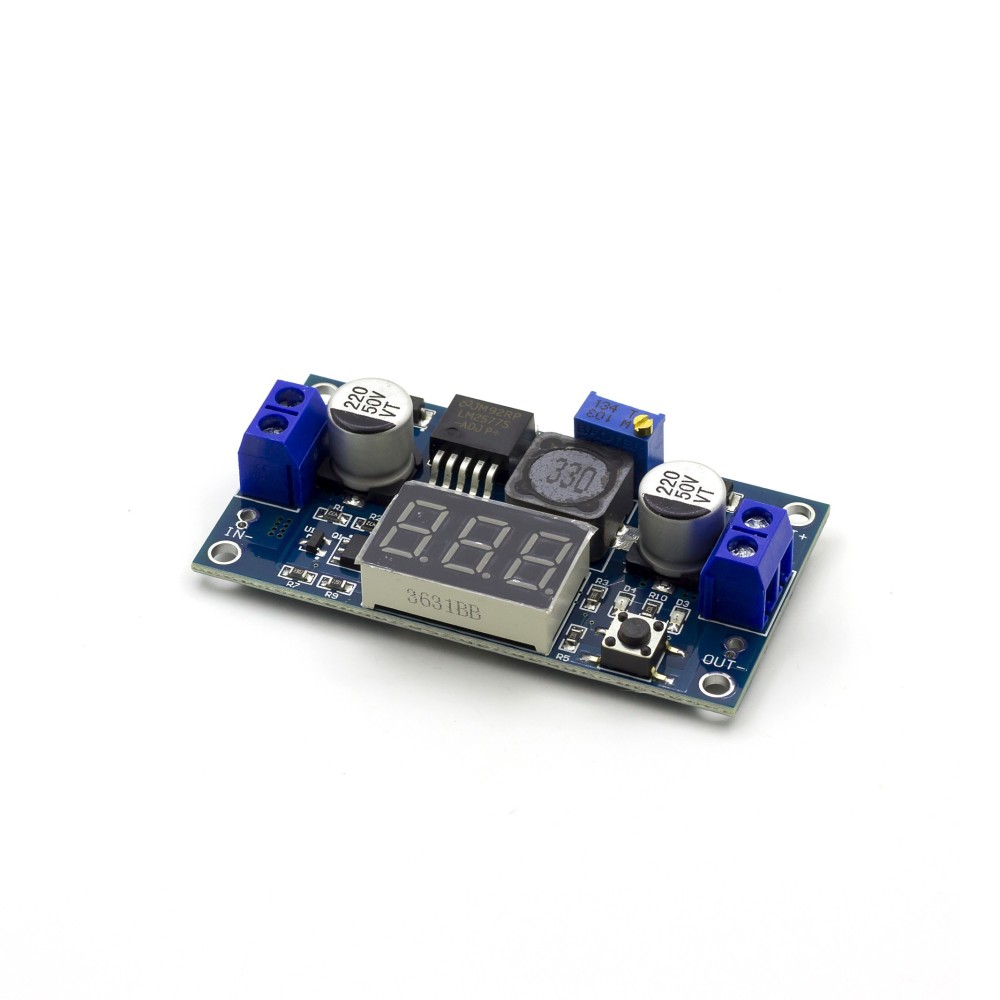 Módulo Conversor LM2577S com Voltímetro 2A