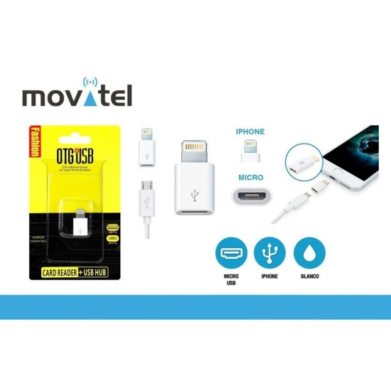 Adaptador Lightning para Type-C OTGUSB