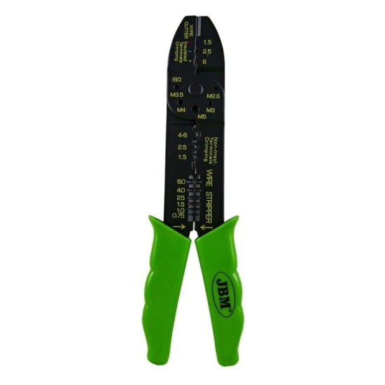 Alicate de Cravar Terminais Pré-isolados e Não Isolados 9" JBM
