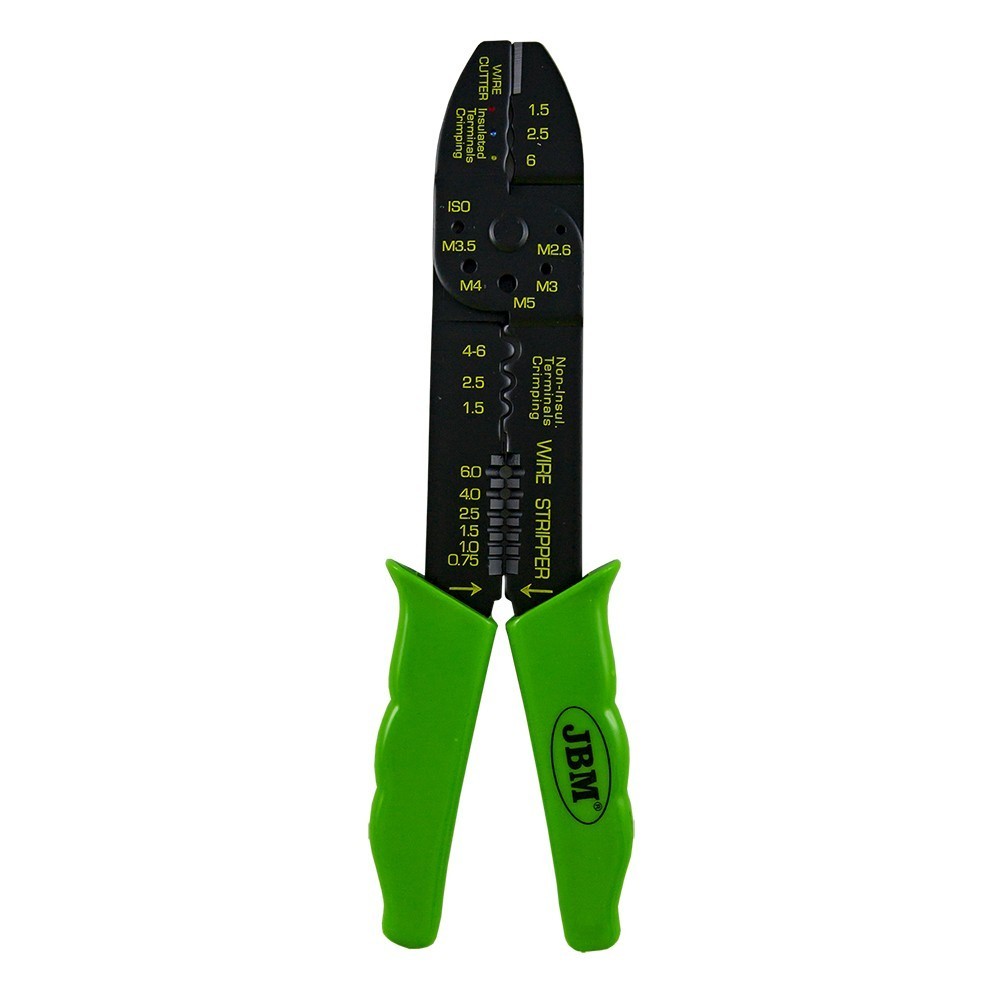 Alicate de Cravar Terminais Pré-isolados e Não Isolados 9" JBM