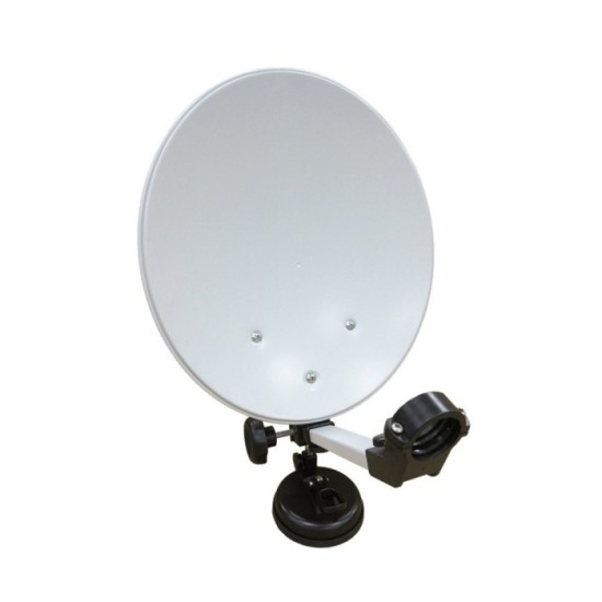 Antena Portátil Metálica com Mala 35CM OPTICUM