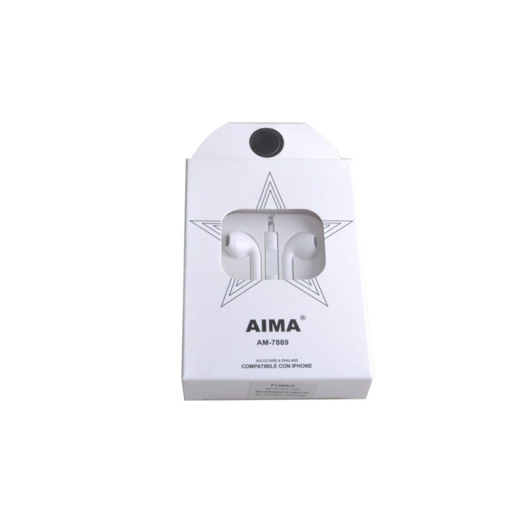 Auriculares AM-7889 Branco AIMA
