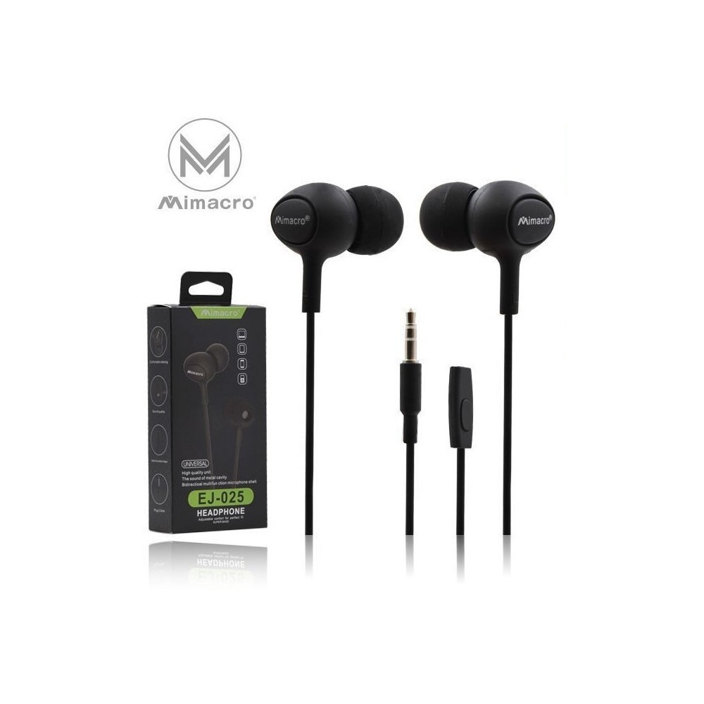 Auriculares com Microfone EJ-025 MIMACRO