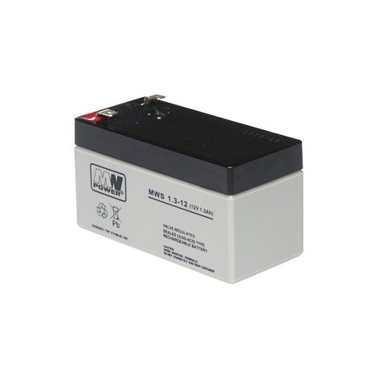 Bateria Recarregável 12V 1.3AH MWPOWER