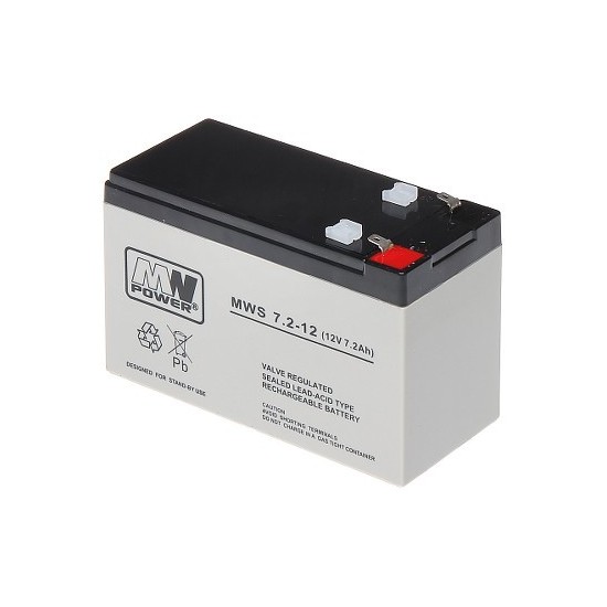 Bateria Recarregável 12V 7.2AH MWPOWER