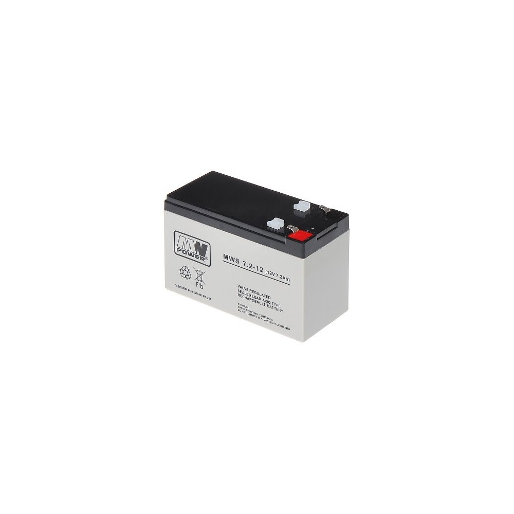 Bateria Recarregável 12V 7.2AH MWPOWER