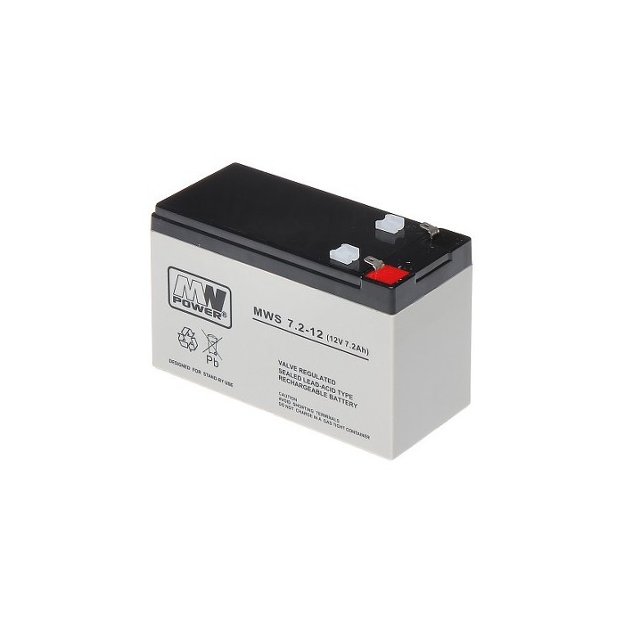Bateria Recarregável 12V 7.2AH MWPOWER