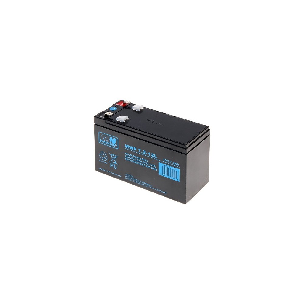Bateria Recarregável 12V 7.2AH MWPOWER