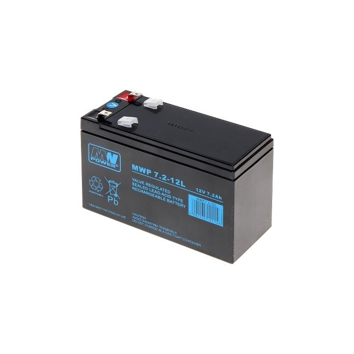 Bateria Recarregável 12V 7.2AH MWPOWER