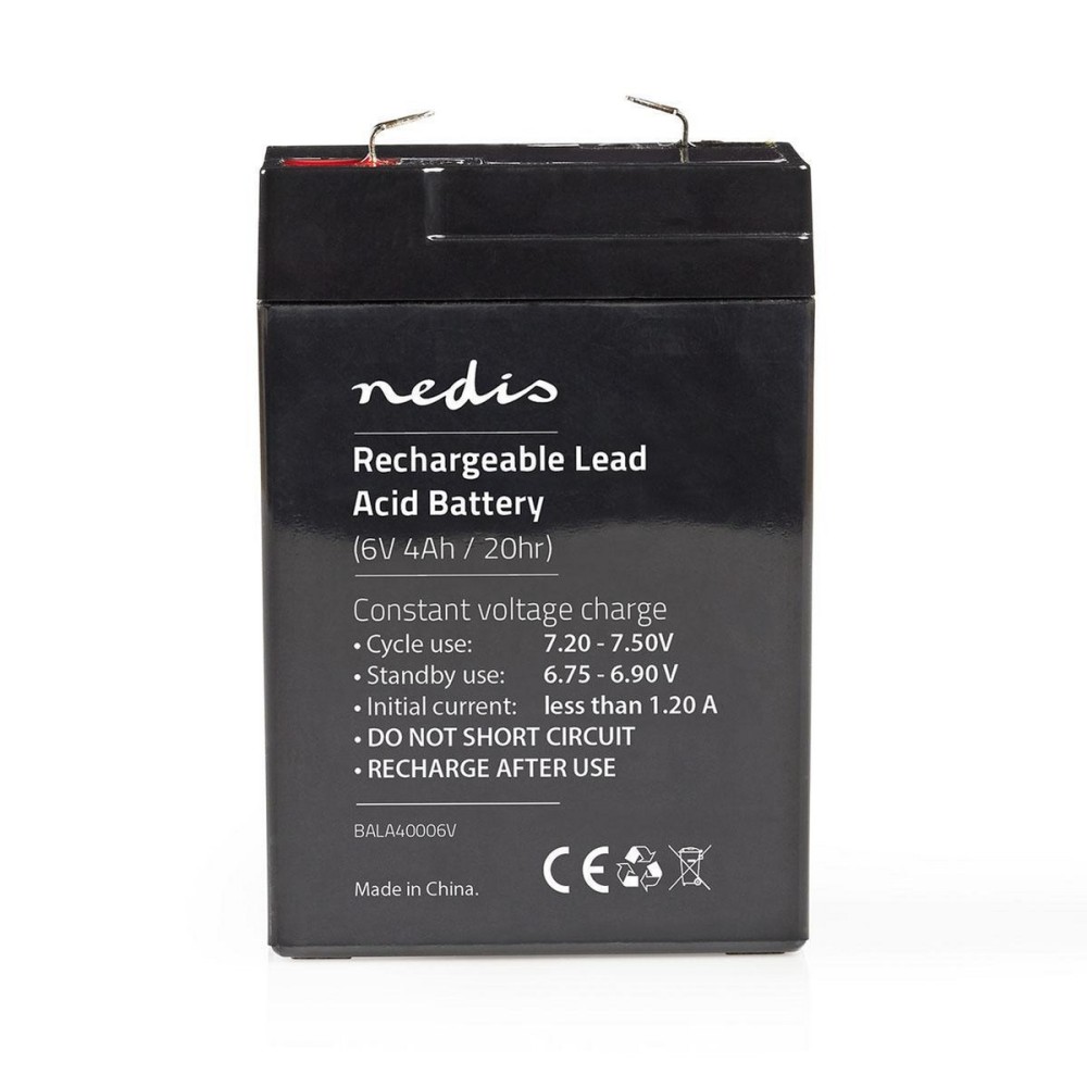 Bateria Recarregável 6V 4000mAh NEDIS