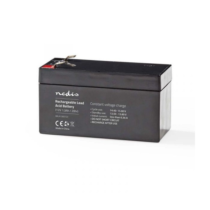 Bateria Recarregável de Chumbo Ácido 12V 1300mAh NEDIS