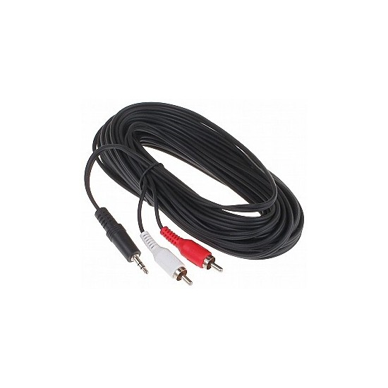 Cabo 2xRCA Macho - Jack 3.5MM 10M