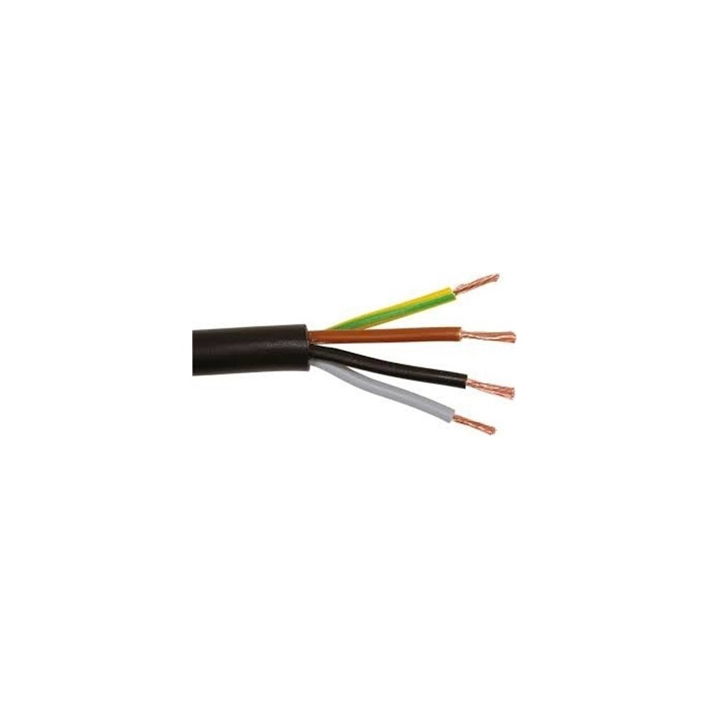 Cabo Elétrico Flexível FVV 4Gx1MM² Preto HO5VV-F 100M