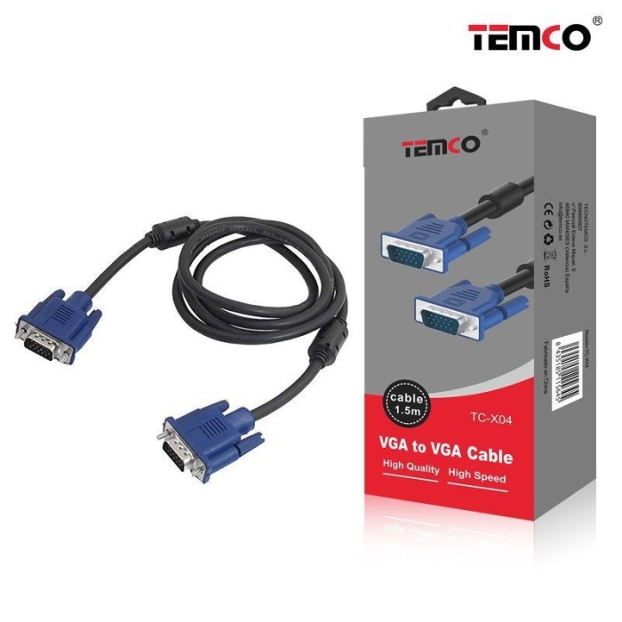 Cabo VGA para Computador TC-X04 TEMCO