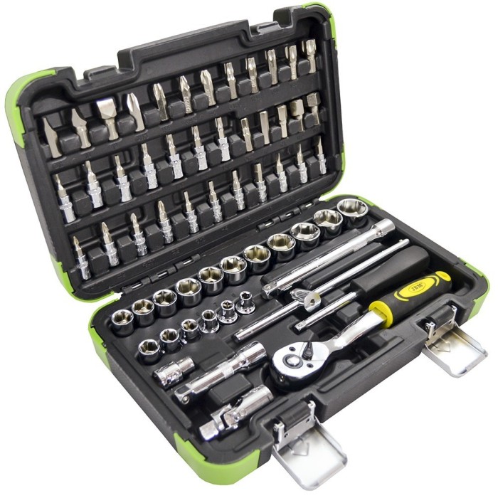 Caixa de Ferramentas 1/4" e 3/8" 59 Peças JBM