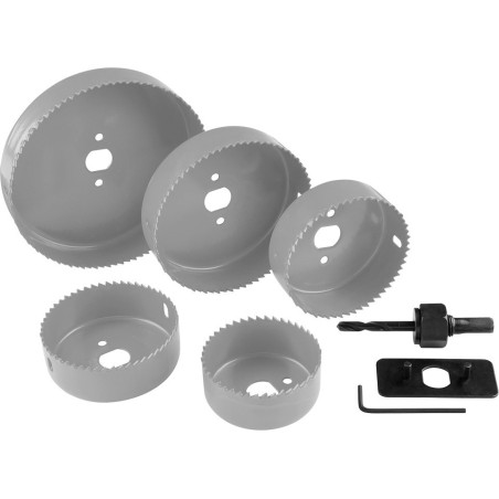 Conjunto de 5 cranianas Bimetálicas HSS KWB