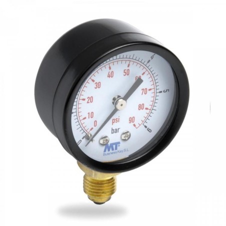 Manómetro 0-6 Bar 1/4" 850006 MT