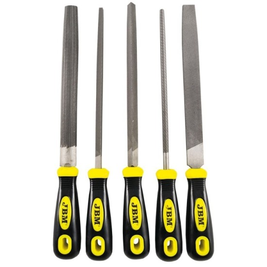 Conjunto 5 Limas de Aço 310mm JBM