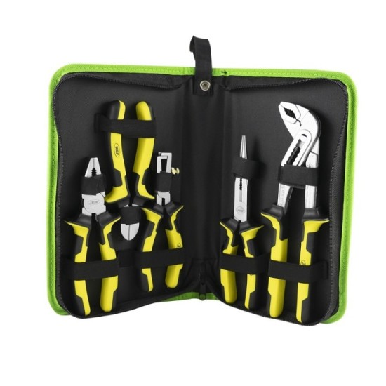 Conjunto de 5 Alicates com Estojo JBM