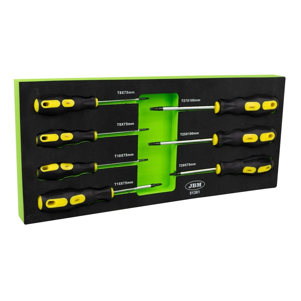 Conjunto de 7 Chaves Torx JBM