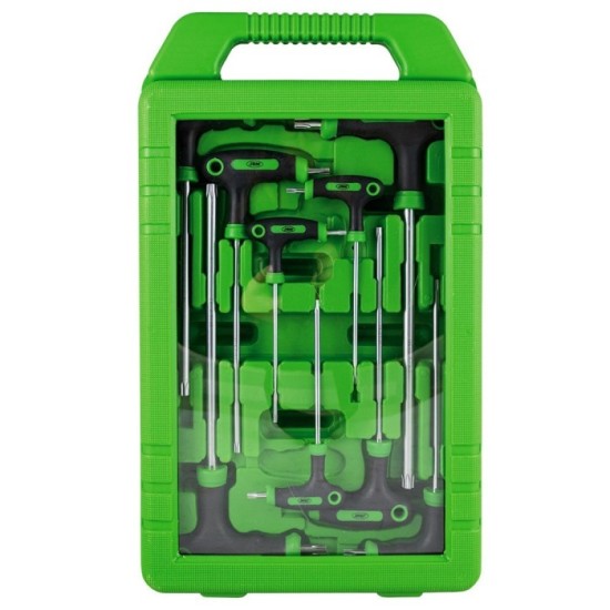 Conjunto de 9 Chaves Torx em "T" JBM