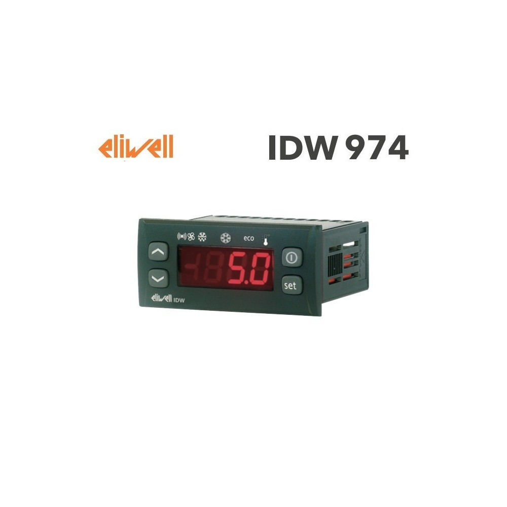 Termostato Digital IDW974 3 Relés 230V ELIWELL