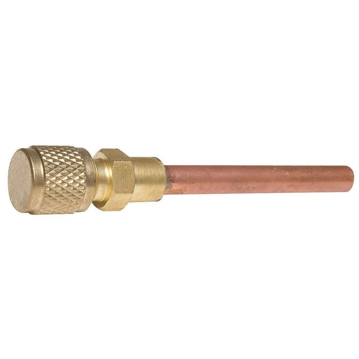 Válvula de Carga Óbus 1/4" SAE com Tubo Cobre e Tampa CU-S12