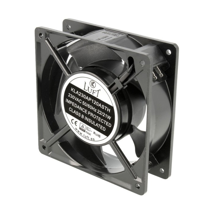Ventilador Axial Rolamento de Fricção 2 Pinos 120x120x38MM 230V LUFT